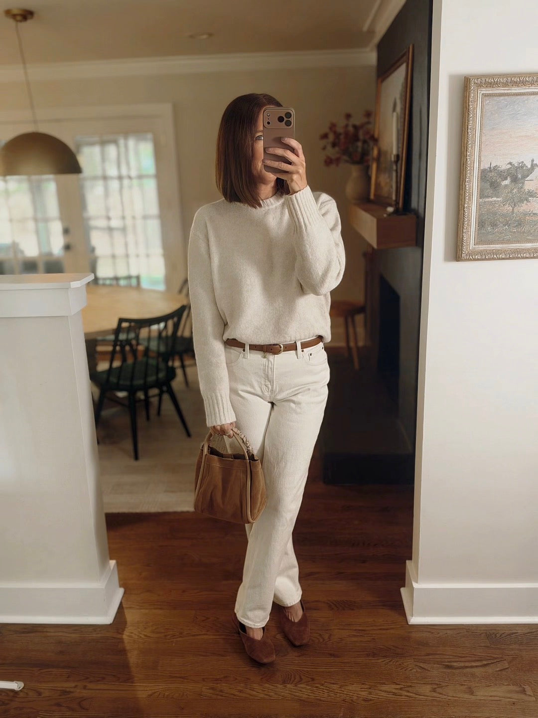 The Mable Sweater in Cream