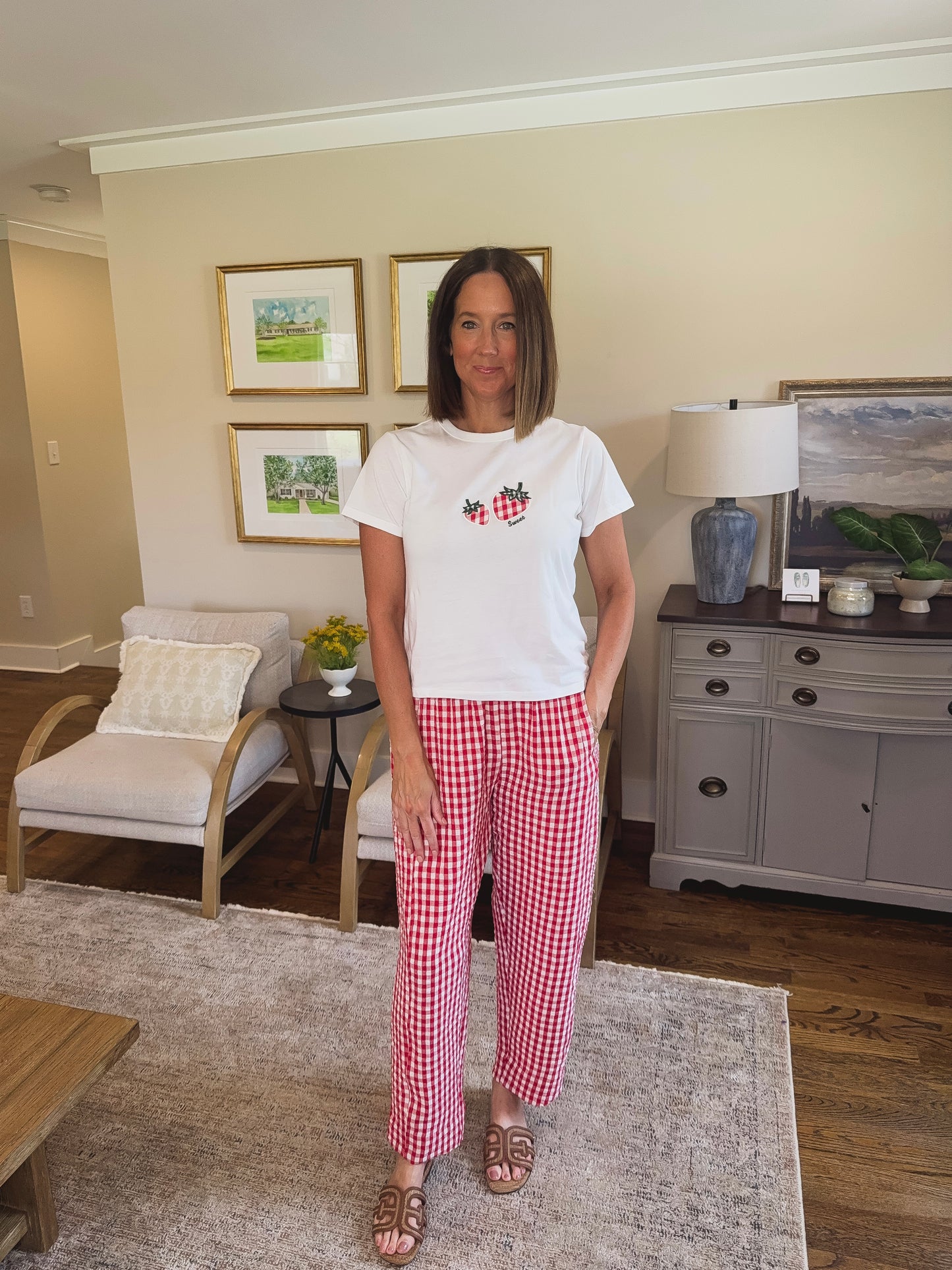 The Sweet Gingham Pants