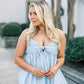 The Kenny Blue Gingham Maxi Dress