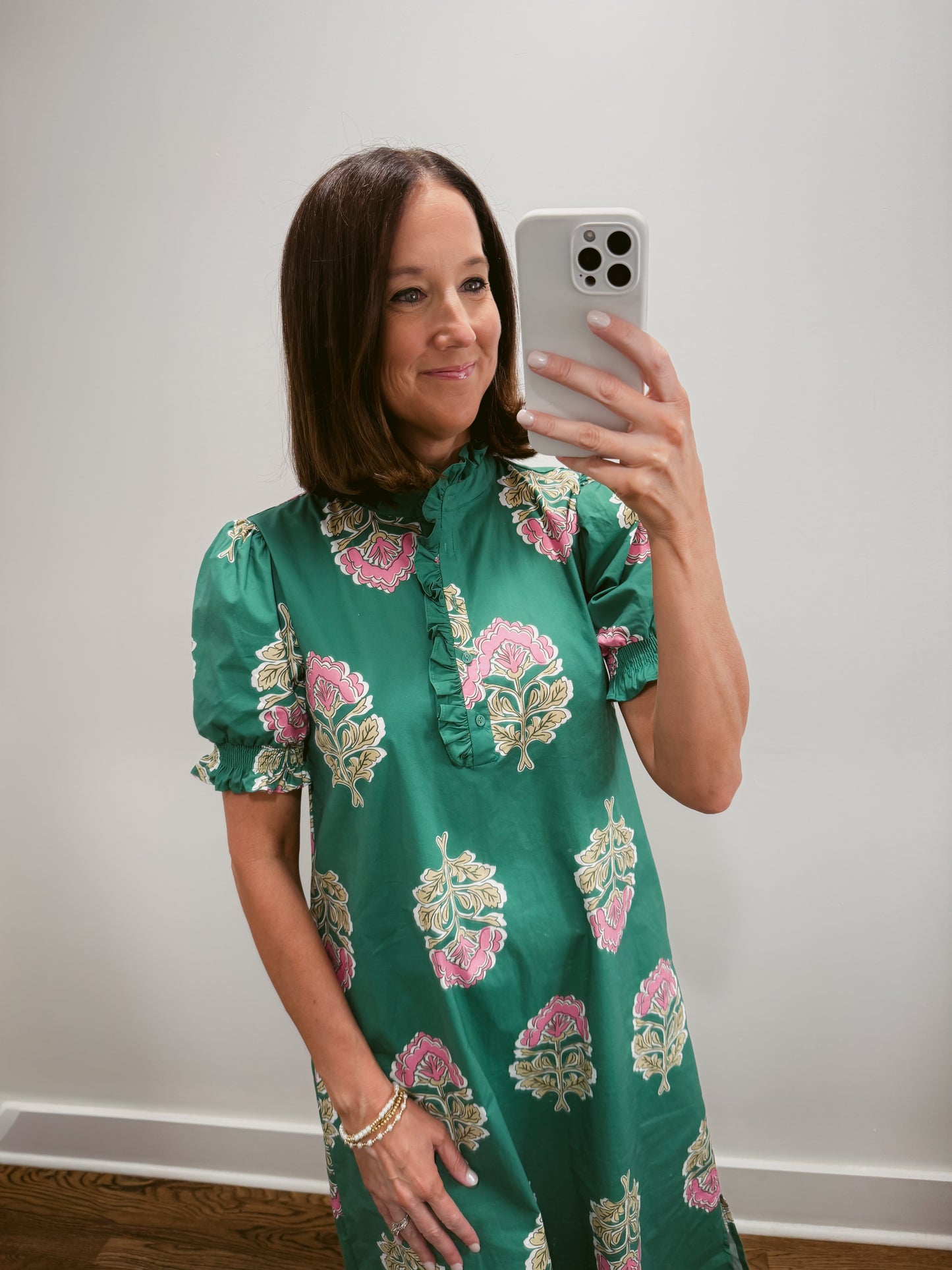 The Emerald Garden Midi Dress