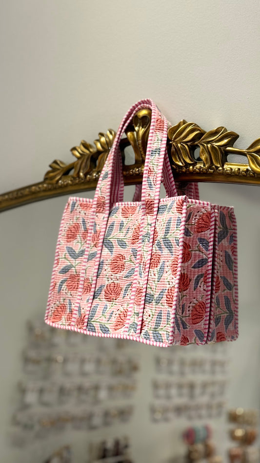 The Petal Mini Quilted Tote
