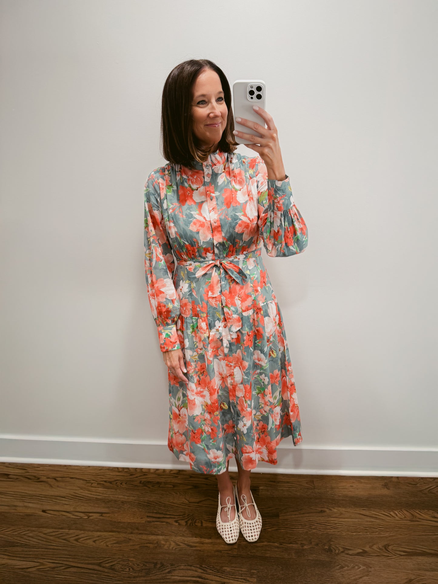 The Coastal Bloom Midi Dress