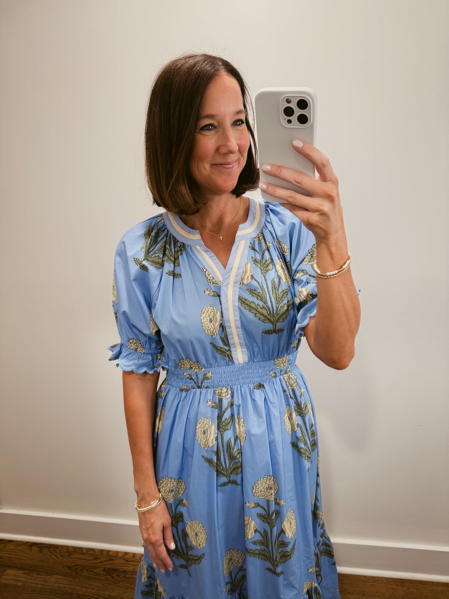 The Periwinkle Bouquet Dress