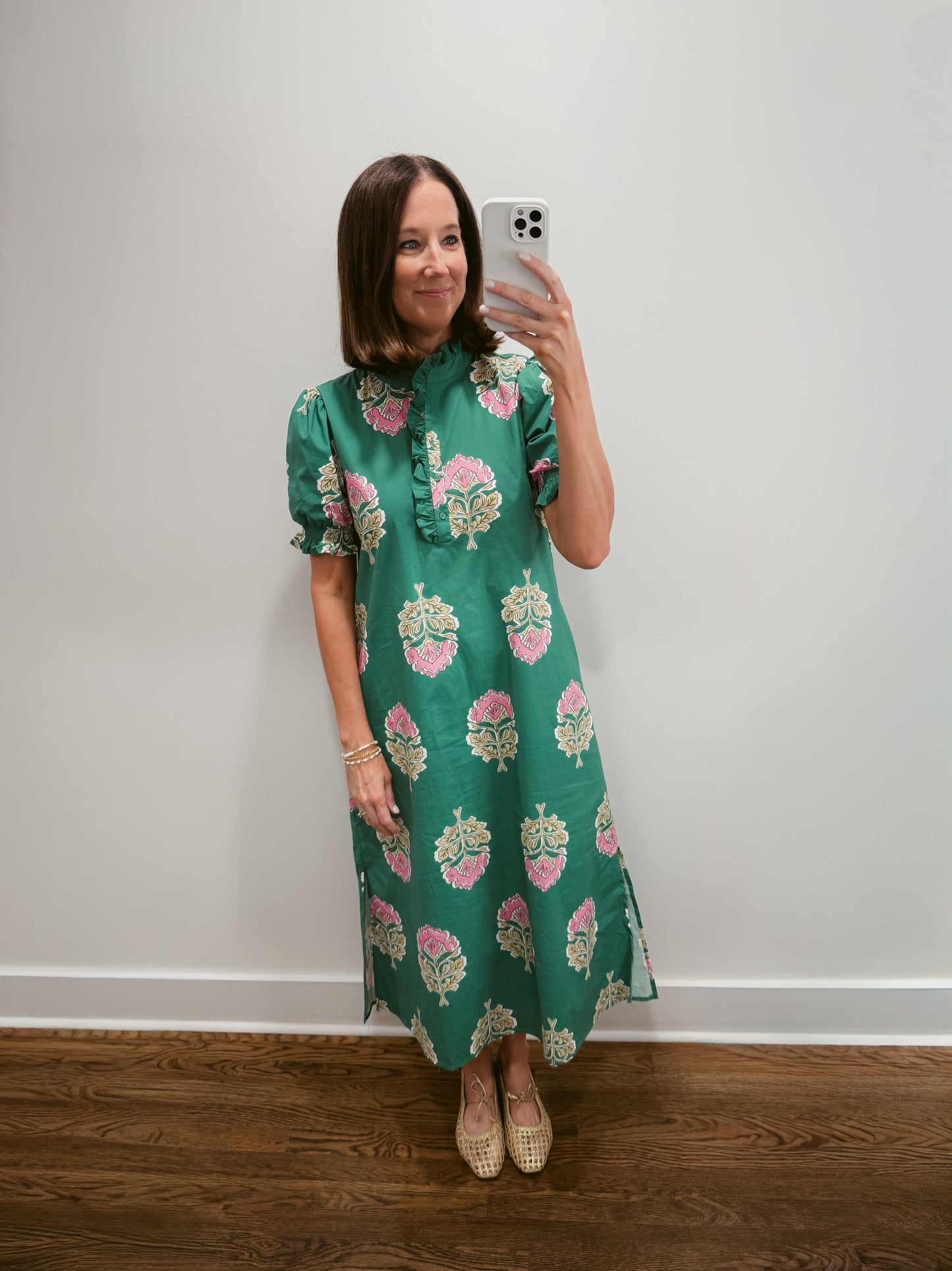 The Emerald Garden Midi Dress