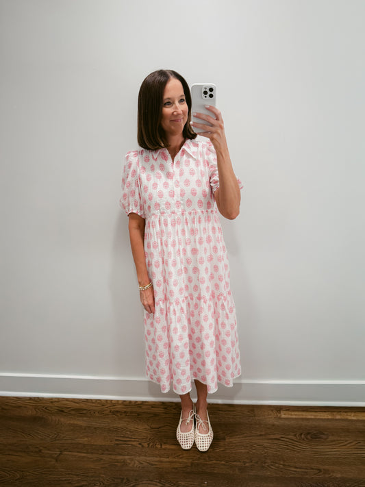 The Pink Garden Maxi Dress