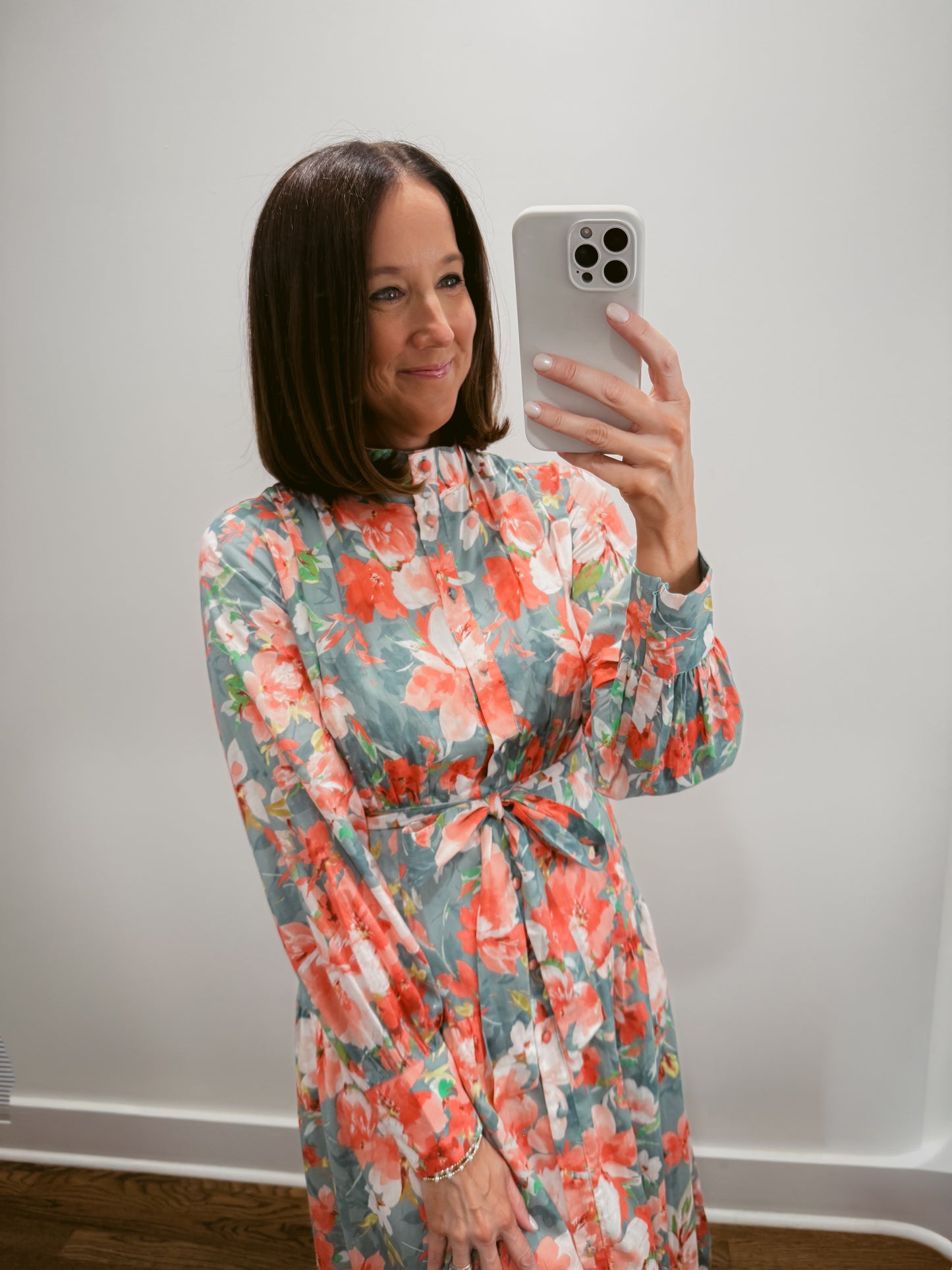 The Coastal Bloom Midi Dress