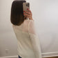 The Daisy Stitch Sweater in Cream