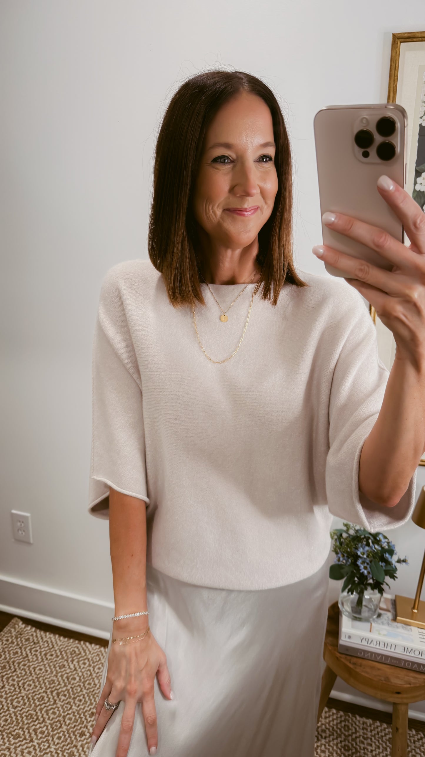 Effortless Grace Top in Cream