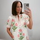 The Blossom Print Tunic Dress in Pink