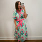 The Bold Bloom Midi Dress