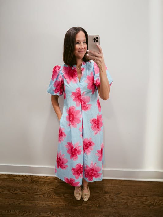 Pink Petal Breeze Dress