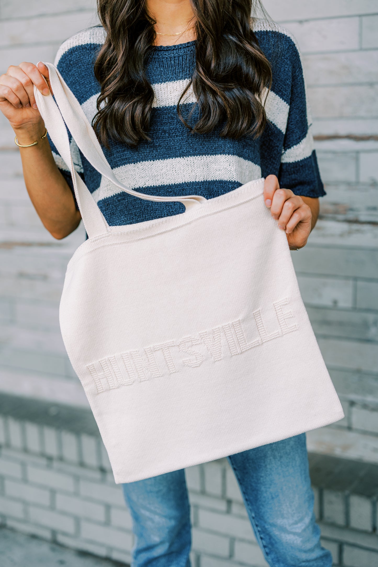 The Huntsville Jacquard Knit Tote