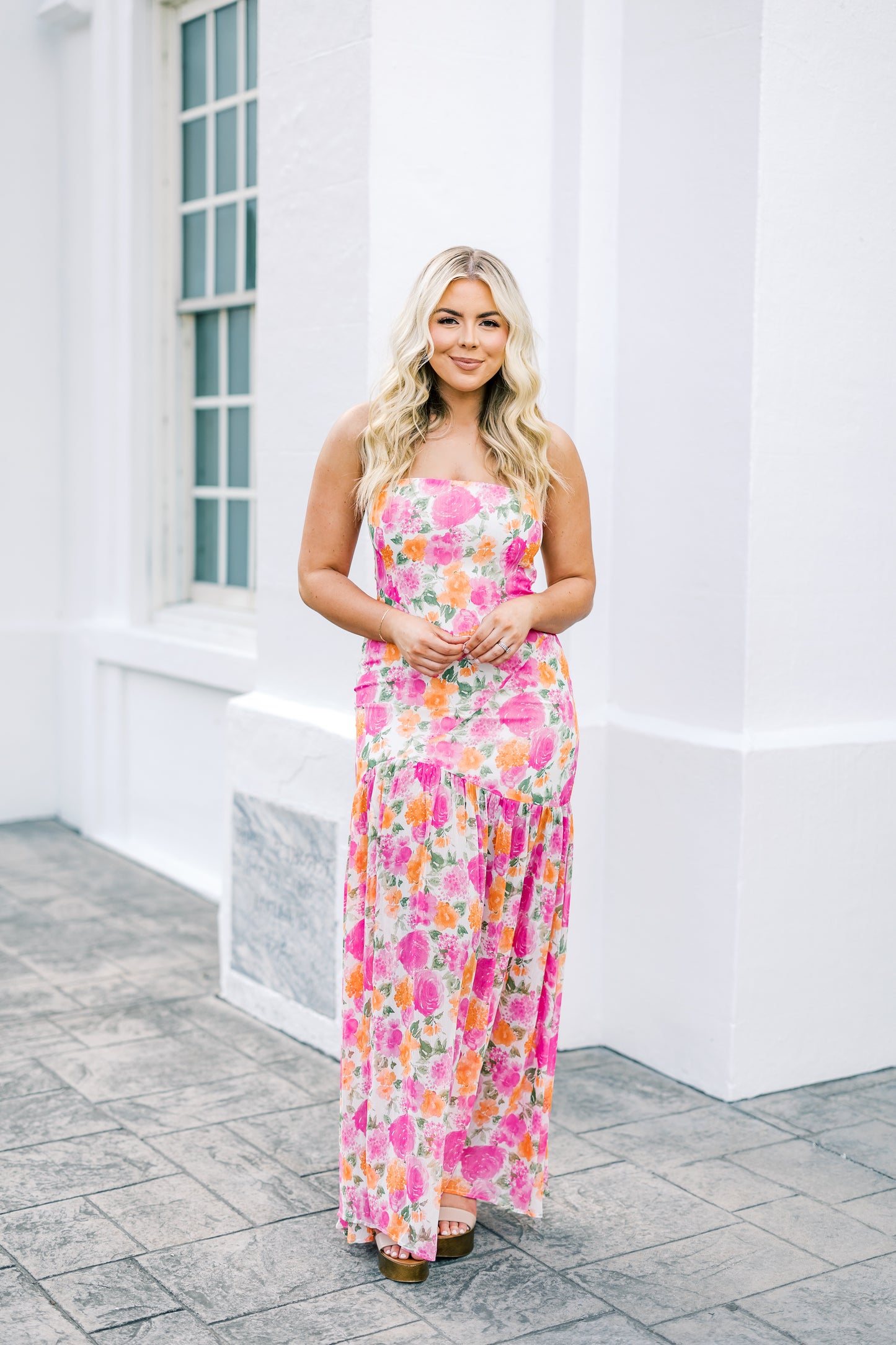 The Gracelyn Strapless Maxi Dress