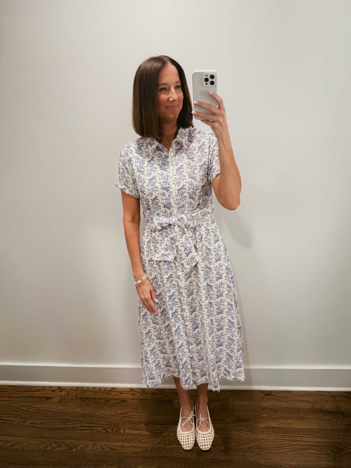 The Blue Meadow Shirt Dress