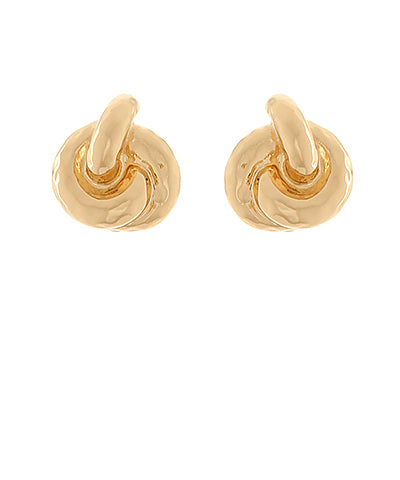 Twisted and Knotted Stud Earrings