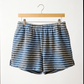 The Morgan Striped Shorts in Blue