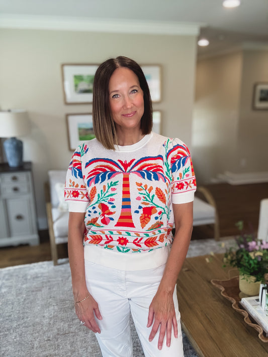 The Tropical Sweater Top