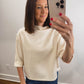 The Hazel Grove Top in Cream