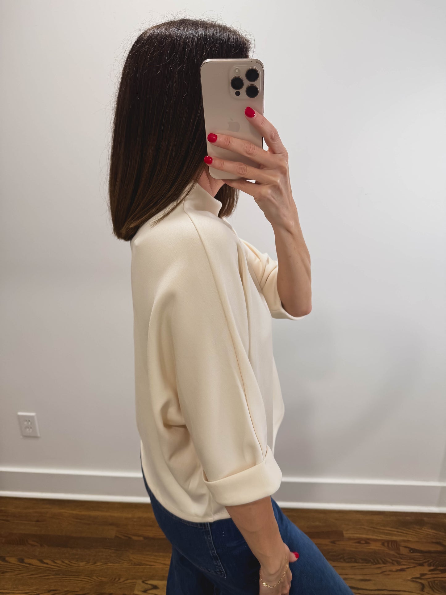 The Hazel Grove Top in Cream