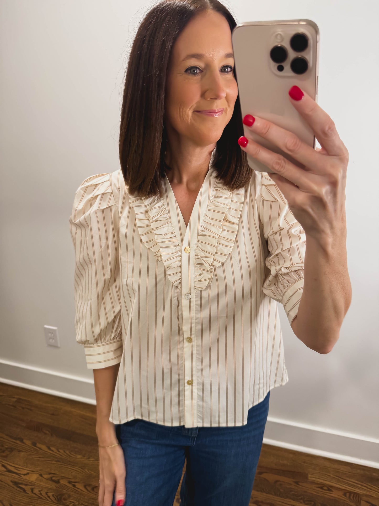 The Latte Stripe Top