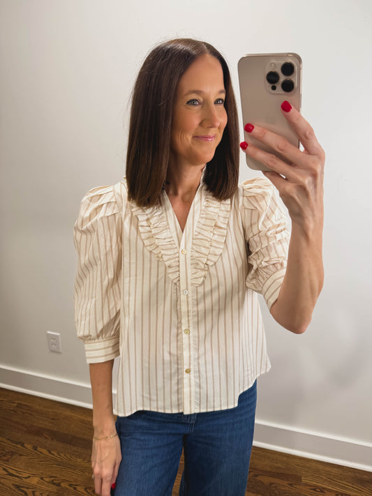 The Latte Stripe Top