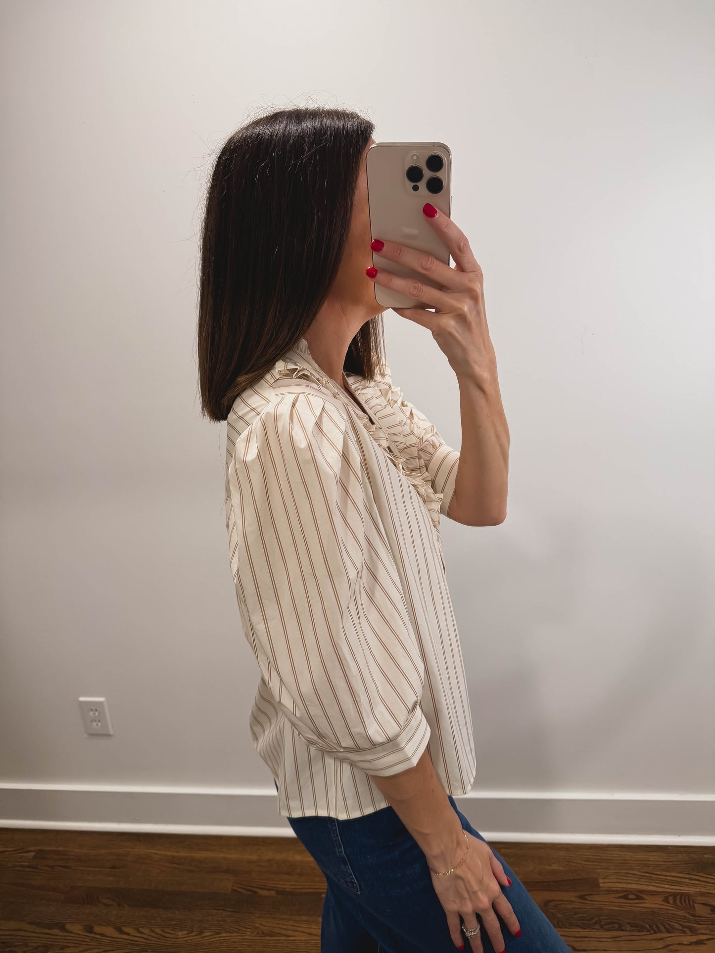 The Latte Stripe Top