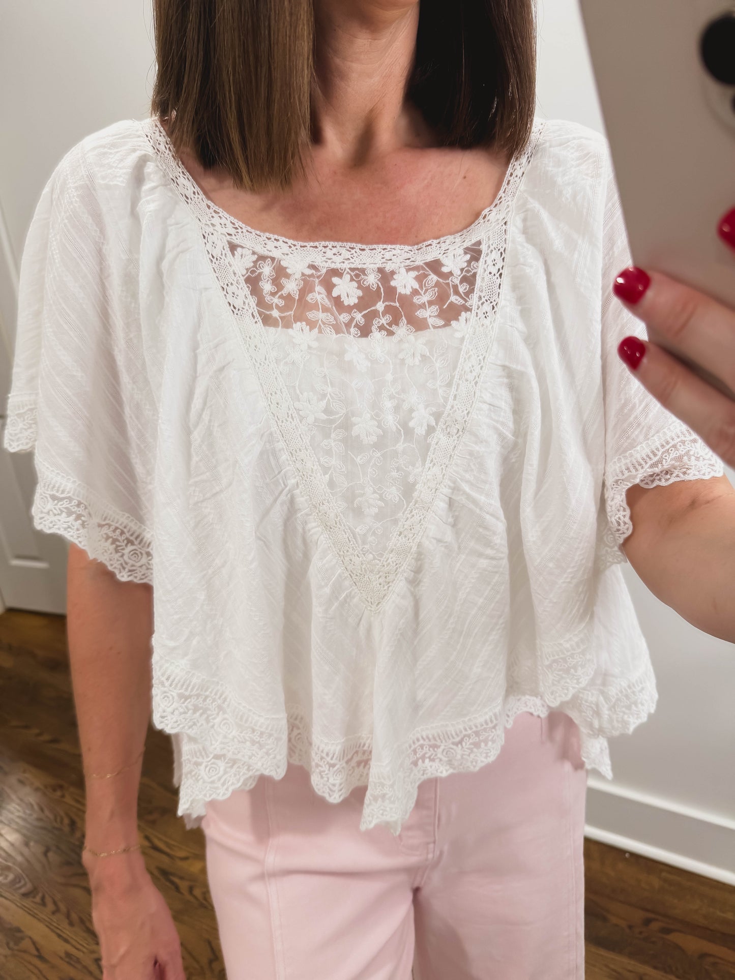 The Ivory Bloom Top