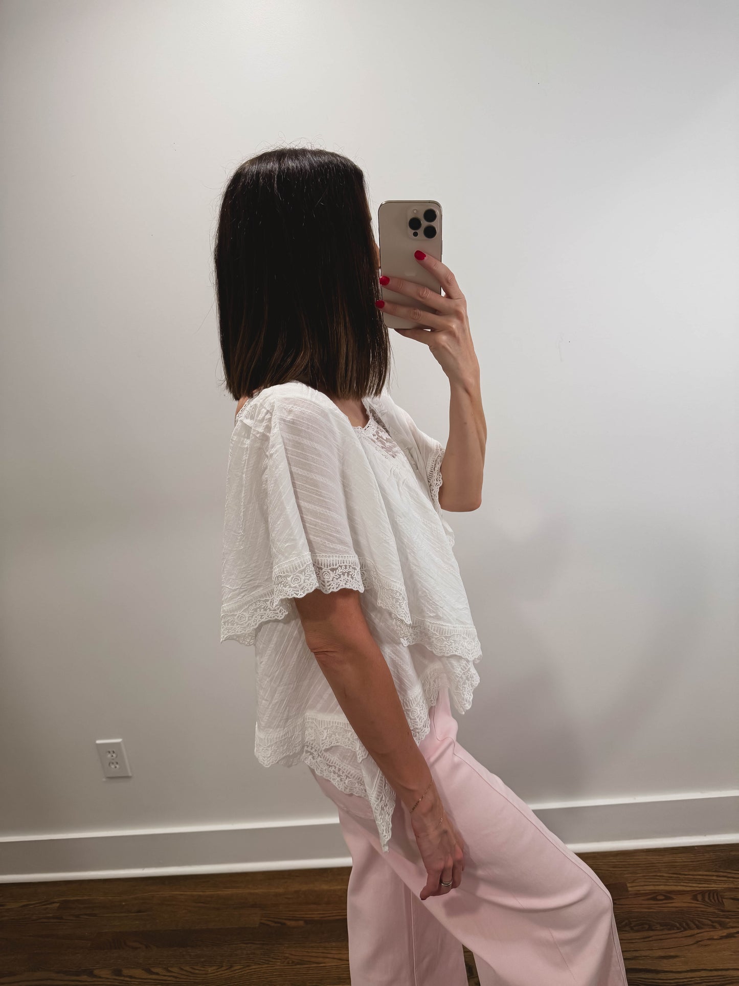 The Ivory Bloom Top