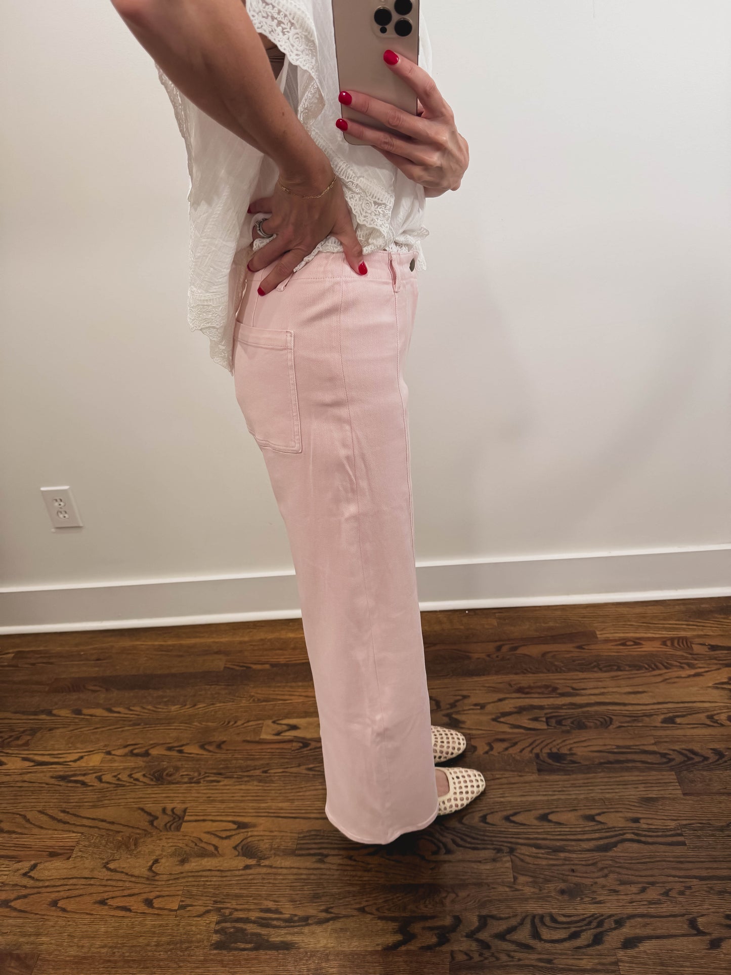 Pink Wash Classic Jeans