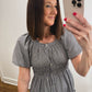 Nantucket Gingham Dress in Navy