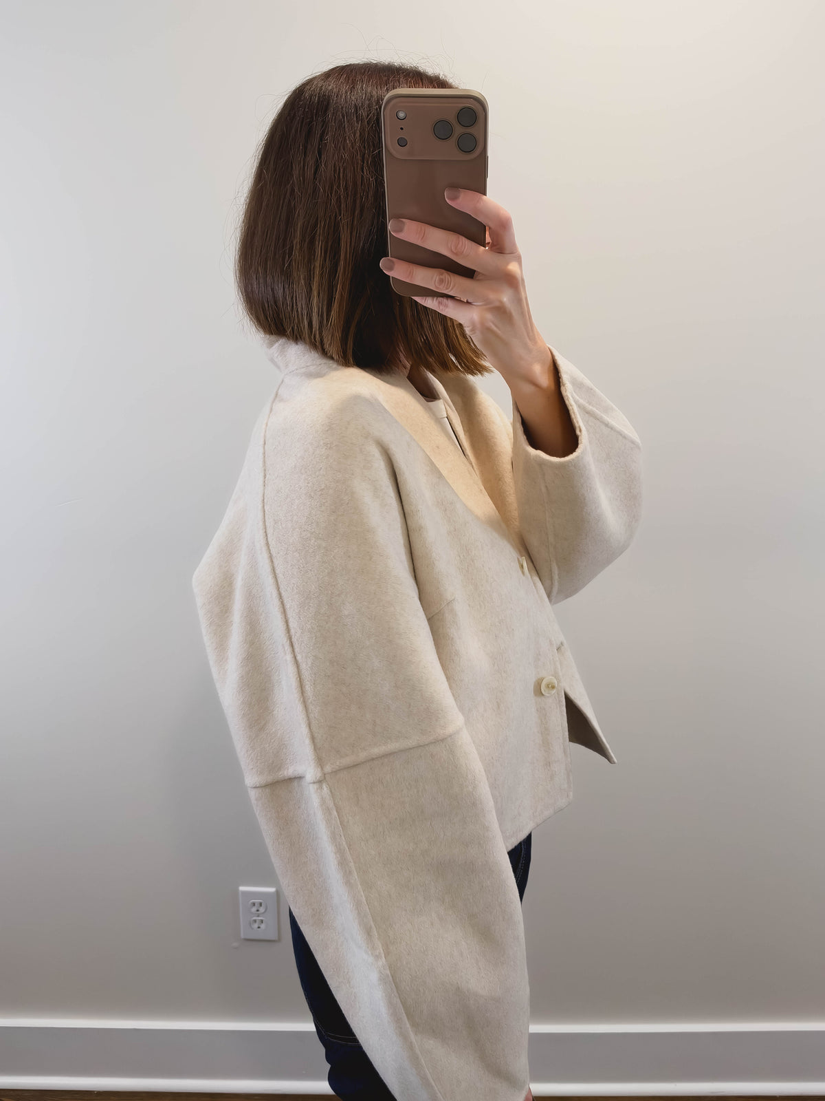 The Mandy Jacket in Bone
