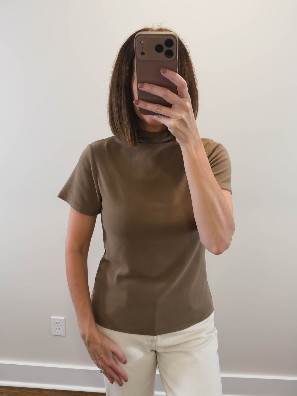 The Carrie Top in Mocha
