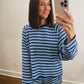 The Shoreline Terry Top in Blue