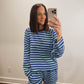 The Shoreline Terry Top in Blue