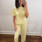 The Sandbar Striped Pants in Yellow