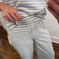 The Sandbar Striped Pants in Light Blue
