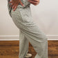 The Morgan Striped Pants in Mint