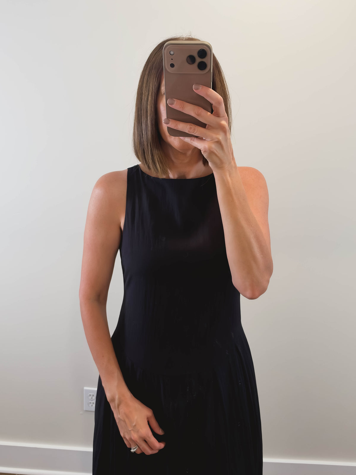 The Lucinda Dress | Black Sleeveless Maxi Dress