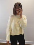 The Asher Sweater in Cream