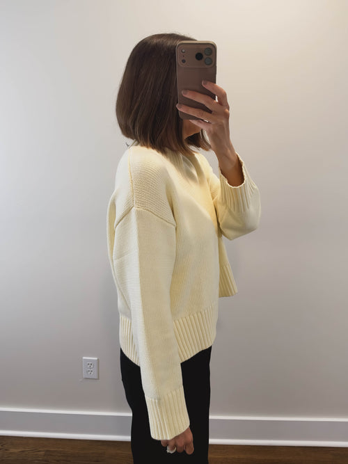 The Asher Sweater in Cream