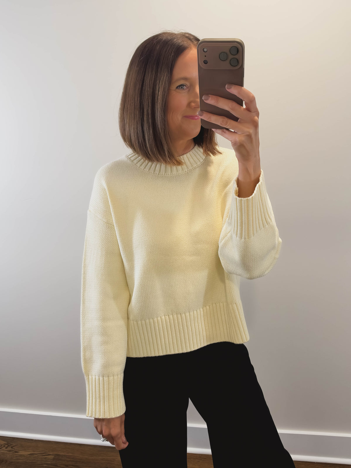 The Asher Sweater in Cream