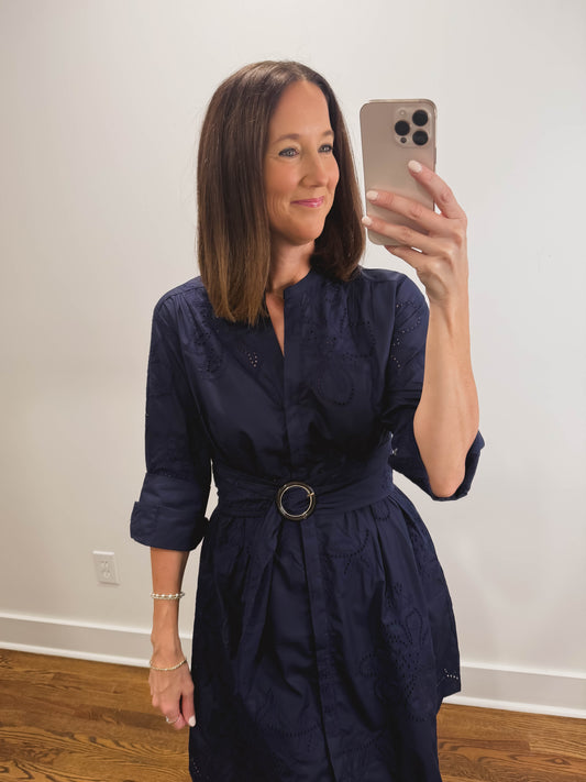 The Annapolis Dress in Navy