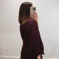 The Josie Top in Burgundy