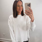 The Aspen Sweater in White