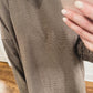 The Levi Striped Set in Brown (Top and Bottom Sold Together)