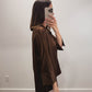 The Candlelight Blouse in Brown