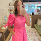 The Belle Dress in Pink