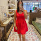 The Dahlia Dress in Red