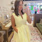 The Delilah Dress in Light Yellow