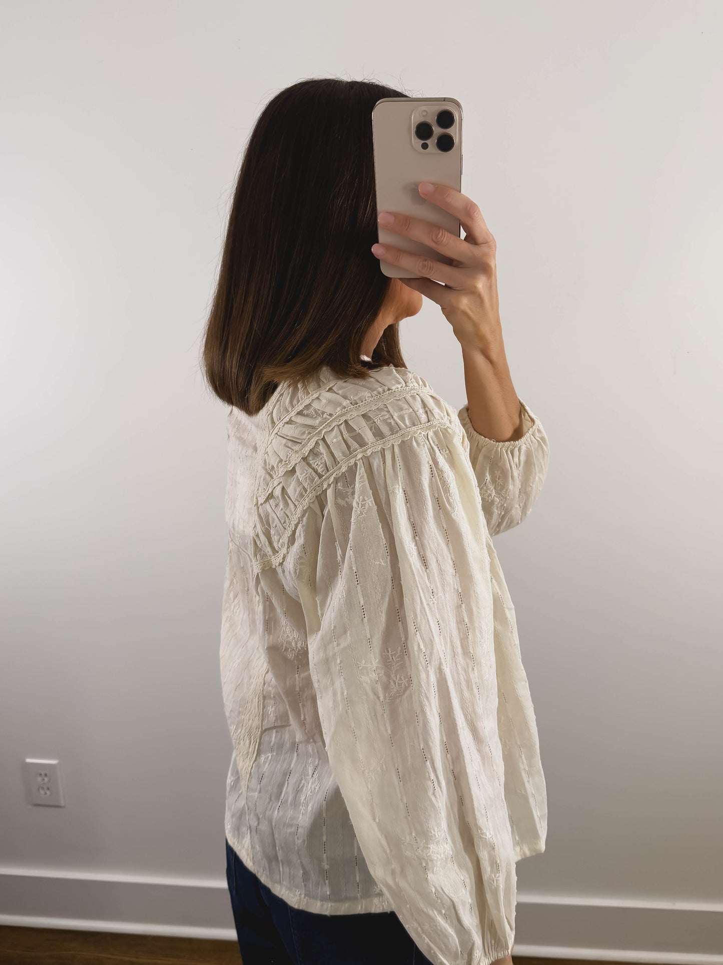 The Heirloom Button-Down in Cream